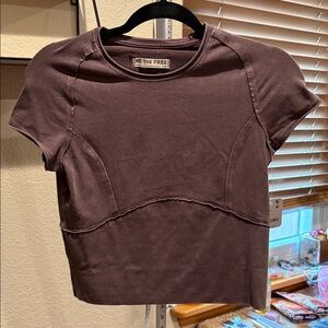 We The Free Protagonist Tee Vintage Grape New With Tags